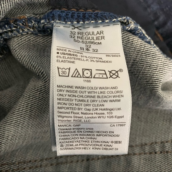 Gap Dark Indigo True Skinny Jeans - Picture 9 of 9